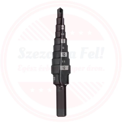 Milwaukee Lépcsős fúró 4-12 mm / 1 mm méretnövekedés - 1 db