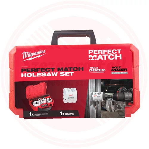 Milwaukee PERFECT MATCH lyukfűrész készlet
