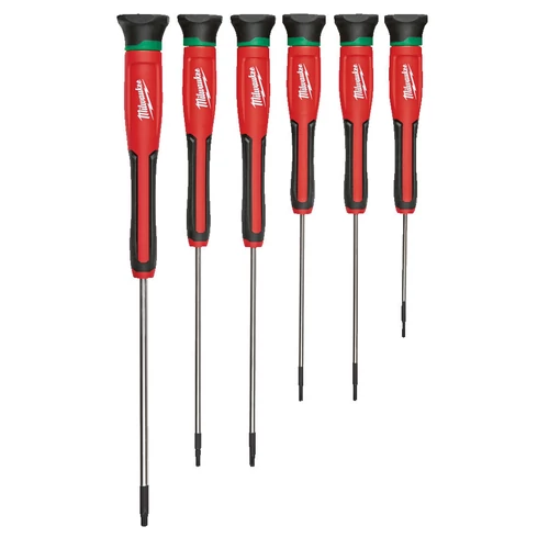 Milwaukee Precíziós csavarhúzó TORX készlet 6 részes (T6, T7, T8, T9, T10, T15) 