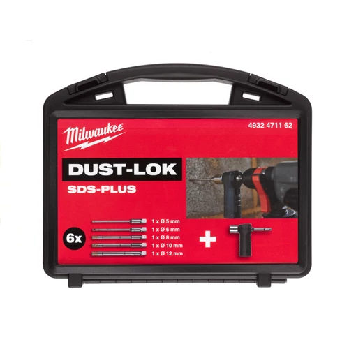 Milwaukee SDS-Plus Porelszívós fúrószár 6 részes Klt 1 db