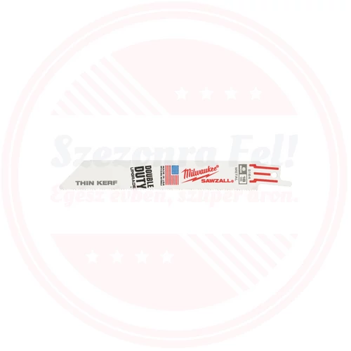 Milwaukee Szablyafűrészlap 150 mm 18T - 5 db