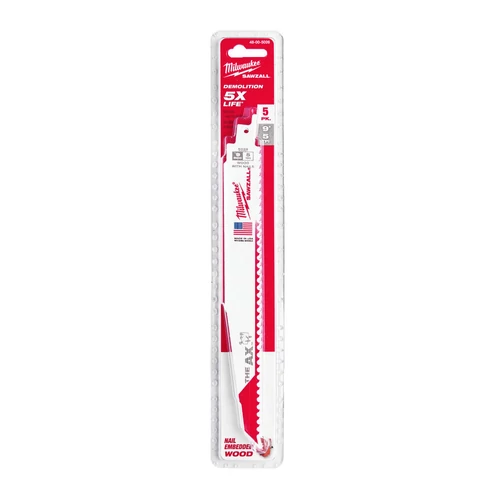 Milwaukee Szablyafűrészlapok 230/5/3,2 mm Bimetál, Co 5 db