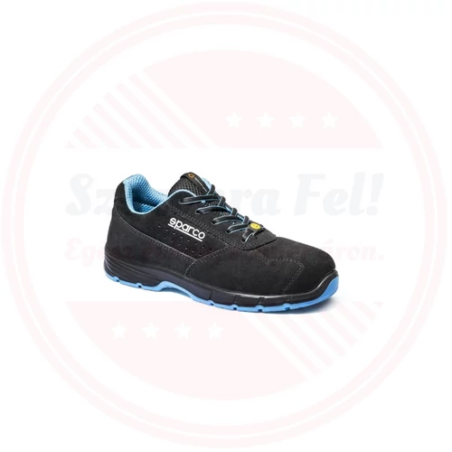 SPARCO HORIZON MORENO ESD S1PS védőcipő fekete-kék -44