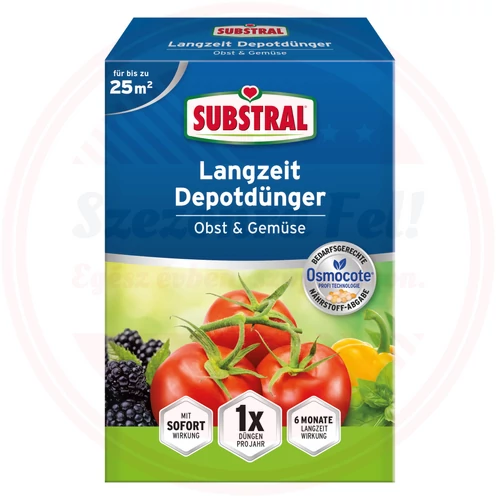Substral Osmocote trágya gyümölcsök és zöldségek számára 750 g