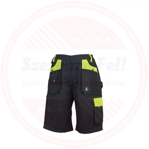 Urgent-Y 260g rövidnadrág 48 fekete-neon