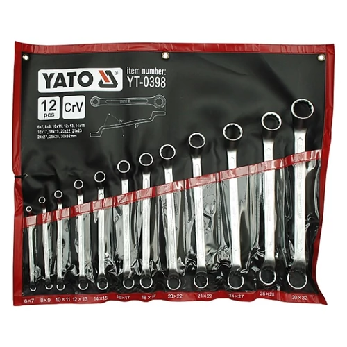 YATO Csillagkulcs klt. 12r. 6-32-ig  CrV