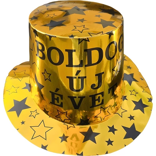 Boldog Új Évet Feliratos Cilinder Arany