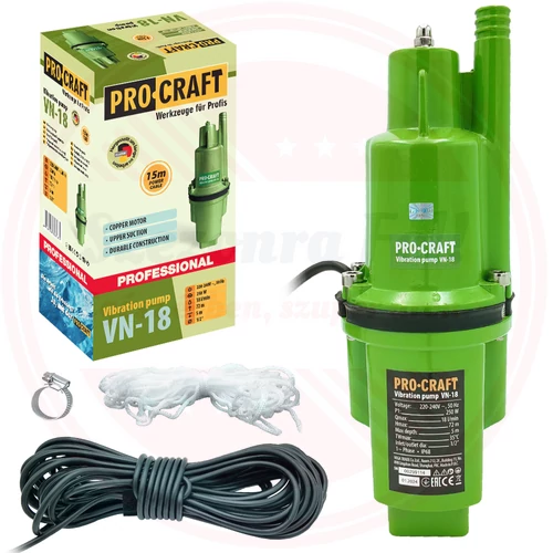 Procraft Vibrációs Szivattyú 250W VN-18