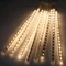 LED Meteor Olvadást imitáló jégcsap 30-50cm Meleg Fehér
