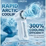 Kép 2/4 - 3 az 1-ben USB tölthető párásító ventilátor – Digitális kijelzős kézi ventilátor