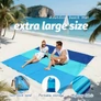 Kép 4/4 - Homokálló strandtakaró 4–7 személyes – Nagyméretű piknik- és strandszőnyeg