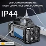 Kép 2/4 - Napelemes LED kempinglámpa USB töltéssel és powerbank funkcióval