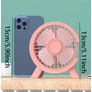 Kép 3/4 - Mini USB kézi ventilátor pink – Hordozható nagy sebességű hűtőventilátor