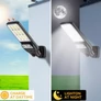 Kép 3/4 - 90 COB LED napelemes mozgásérzékelős reflektor távirányítóval – IP65 kültéri fali lámpa