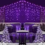 Kép 3/4 - Jégcsap LED Fényfüzér 5m-25m Lila-2