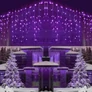 Kép 3/4 - Jégcsap LED Fényfüzér 5m-25m Lila-2