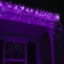 Kép 2/4 - Jégcsap LED Fényfüzér 5m-25m Lila-1