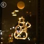 Kép 1/2 - LED elemes ablakdísz hóember 20cm meleg fehér