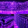 Kép 2/4 - LED Kültéri Háló Fényháló LILA 1,6m x 1,2m-1