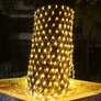 Kép 4/8 - LED Kültéri Háló Fényháló Meleg fehér 1,6m x 1,2m-3