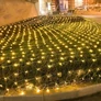 Kép 2/8 - LED Kültéri Háló Fényháló Meleg fehér 1,6m x 1,2m-3