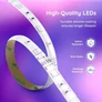Kép 5/6 - WiFi RGB okos LED szalag 10m szett távirányítóval telefon és hangvezérléssel