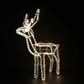 Kép 1/3 - led-karacsonyi-dekoracio-mozgofeju-szarvas-meleg-feher
