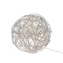 Kép 4/5 - Karácsonyi elemes gömb dekoráció LED világítással 15x15cm Meleg fehér-3