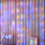 Kép 1/8 - Micro LED fényfüggöny 8 fénymóddal 3m x 2m beltéri színes