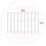 Kép 8/8 - Micro LED fényfüggöny 8 fénymóddal 3m x 2m beltéri színes-7