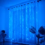 Kép 1/6 - Micro LED fényfüggöny 8 fénymóddal 2m x 2m beltéri kék