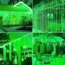 Kép 2/4 - LED Fényfüggöny Zöld Többfajta Méretben 