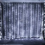 Kép 1/5 - karacsonyi-led-fenyfuggony-hideg-feher-3x3