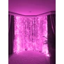 Kép 5/5 - karacsonyi-led-fenyfuggony-pink-2x1,5m