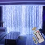 Kép 2/7 - Micro LED fényfüggöny 8 fénymóddal 3m x 2m beltéri hideg fehér-1