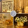 Kép 7/11 - Micro LED fényfüggöny 8 fénymóddal 3m x 2m beltéri meleg fehér-4