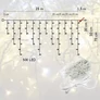 Kép 4/6 - Jégcsap Fényfüzér 25m Meleg Fehér 500 LED-3