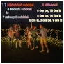 Kép 4/6 - OneLED Színváltó Fényfüzér Dekoráció 10m Víz és fagyálló Hálózati dugaljjal