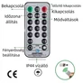 Kép 6/6 - OneLED Színváltó Fényfüzér Dekoráció 10m Víz és fagyálló Hálózati dugaljjal