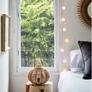 Kép 2/7 - Elemes LED textil gömb fényfüzér meleg fehér 10 LED-1