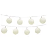 Kép 5/7 - Elemes LED textil gömb fényfüzér meleg fehér 10 LED-4
