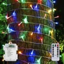 Kép 1/5 - Elemes fényfüzér 100 LED 10m távirányítható 8 program színes