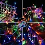 Kép 3/5 - Elemes fényfüzér 100 LED 10m távirányítható 8 program színes-2