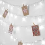 Kép 3/6 - Elemes fényfüzér 100 LED 10m távirányítható 8 program hideg fehér-2