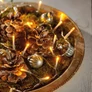 Kép 3/8 - Elemes fényfüzér 100 LED 10m távirányítható 8 program meleg fehér-2