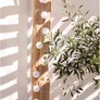 Kép 3/7 - Elemes LED textil gömb fényfüzér hideg fehér 10 LED-2