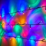 Kép 4/4 - Elemes Fényfüzér 50 LED Színes 4M Beltéri 1 program-3