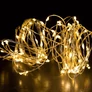 Kép 1/4 - LED elemes fényhuzal 10M vízálló Meleg Fehér 8 Program