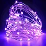 Kép 1/2 - LED elemes fényhuzal 10M vízálló Lila 8 Program