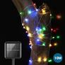 Kép 1/7 - Napelemes fényhuzal LED 10m-20m RGB színes